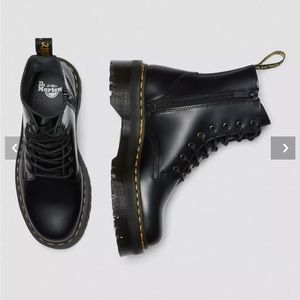 Dr. Marten’s Jordan Platform Boot Patten Black